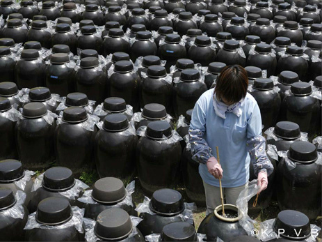 福山黒酢工場見学